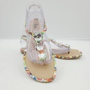 Fioni Palace Jewel Slingback Sandal, Womne's Size 9